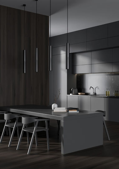 Zambelis Lights Pendant Light Black with Socket GU10