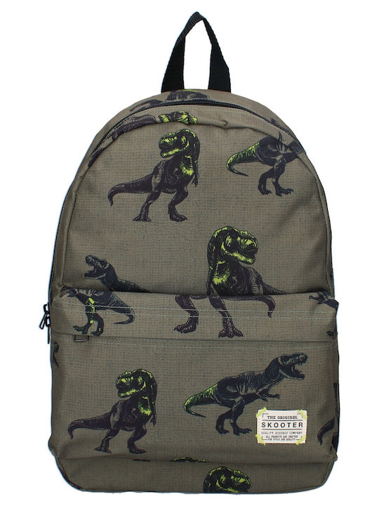 24 Dinosaurs Khaki Backpack