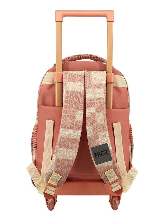 School Trolley Bag Elementary Orange 30 Litre 34 x 20 x 44 cm