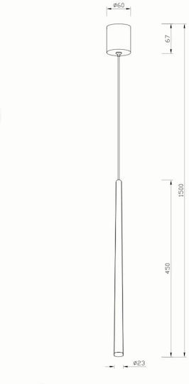 Sun Light Висящо Осветително Тяло LED с Топло Бяла Светлина 150x150x45см