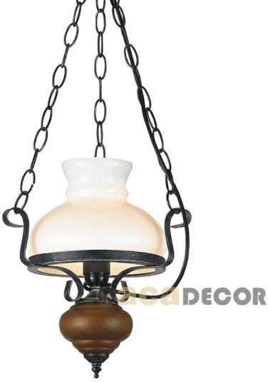 Aca Pendant Light Copper with Socket E27 28x28cm