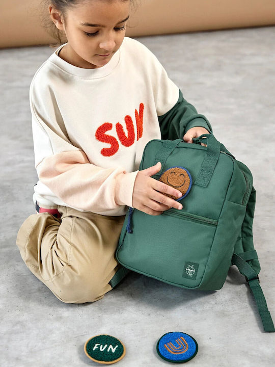 Laessig Little Gang School Bag Backpack Kindergarten Green