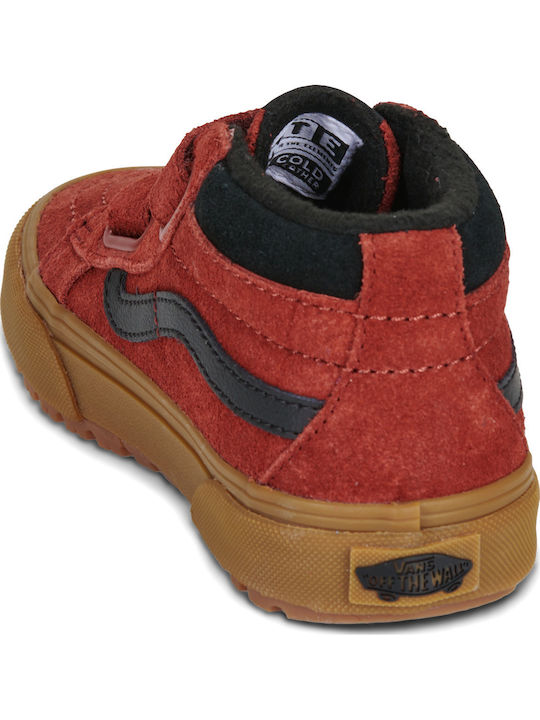 Sk8-Mid Reissue V Kinder Sneaker Hoch Burgundisch