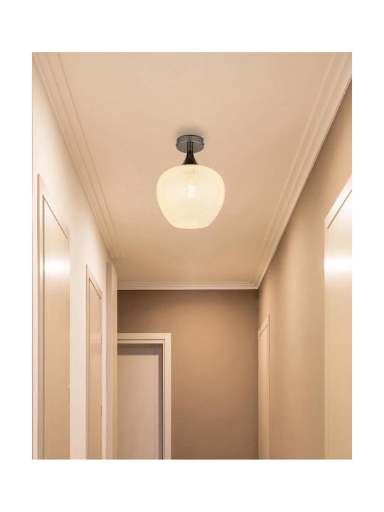 Globo Lighting Ceiling Mount Light Transparent with Socket E27