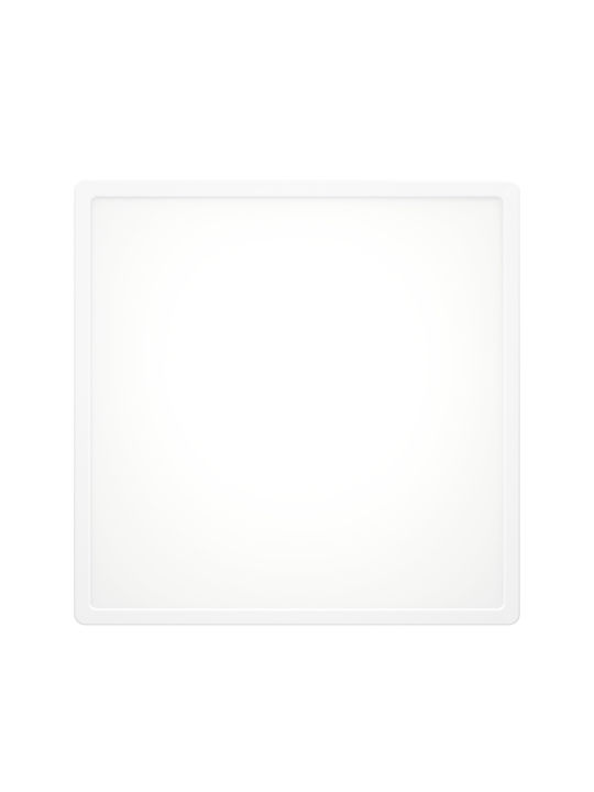 Eglo Fueva Mount Ceiling Light Bathroom 39cm with Integrated LED