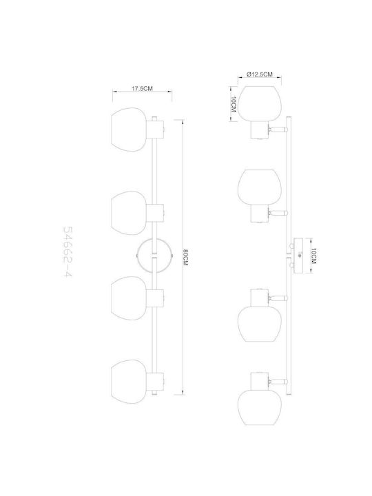 Globo Lighting Deckenleuchten Montieren Braun