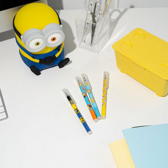 Grupo Erik Minions Στυλό Ballpoint 4τμχ (Διάφορα Χρώματα)