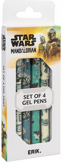 Grupo Erik Star Wars The Mandalorian Στυλό Ballpoint 4τμχ