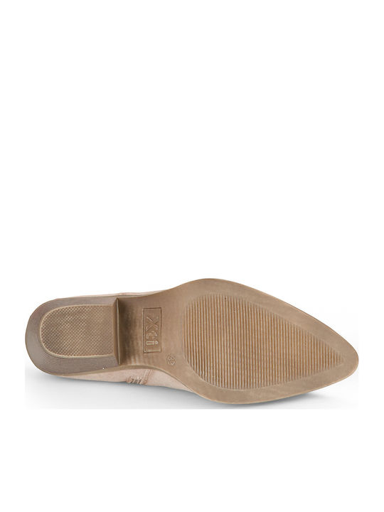 Damen-Cowboystiefel Beige