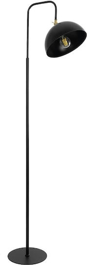 GloboStar Snake Floor Lamp H151xW28cm. with Socket for Bulb E27 Black
