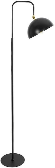 GloboStar Snake Floor Lamp H151xW28cm. with Socket for Bulb E27 Black
