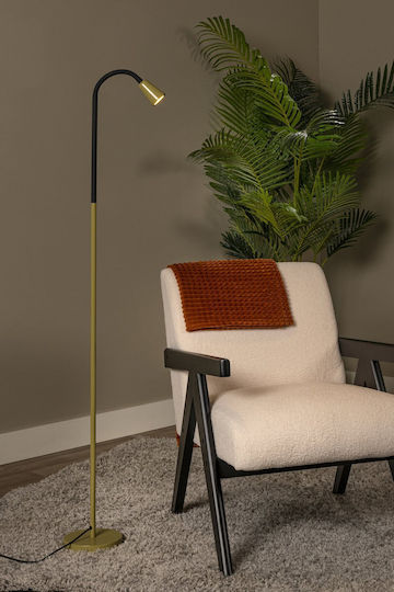 Lucide Lightning Jasper Floor Lamp Height 141.5cm with Lamp Bulb Base for GU10 Green