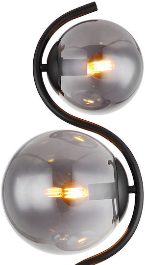 Globo Lighting Floor Lamp H160cm. Black