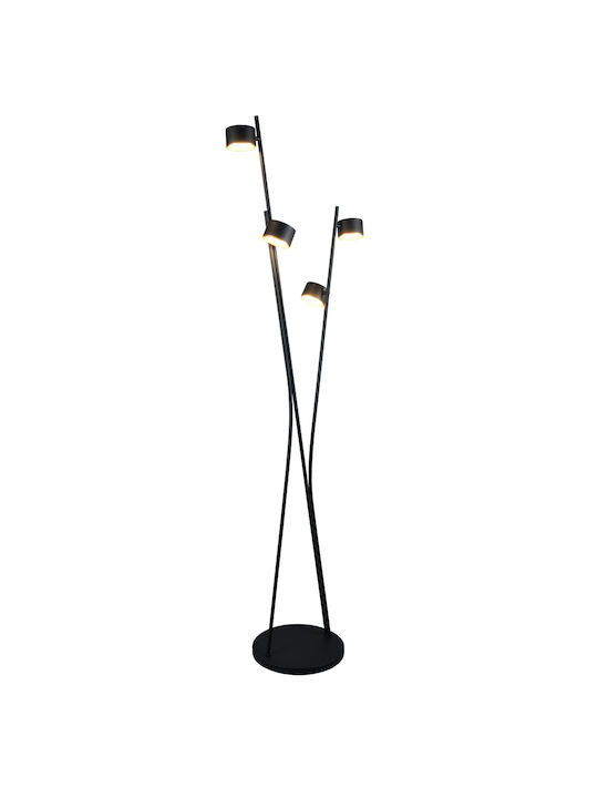 Trio Lighting Подова Лампа В180xД53см. с Цокъл за Крушка GX53 Черен
