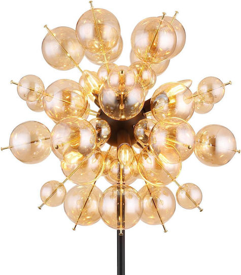 Globo Lighting Floor Lamp H155cm. Black
