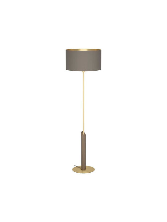 Eglo Santandria Floor Lamp H160xW30cm. with Socket for Bulb E27 Brown