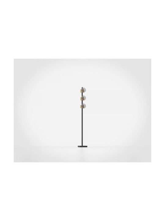 Eglo Levantara Floor Lamp H150.5xW9.5cm. with Socket for Bulb E27 Black