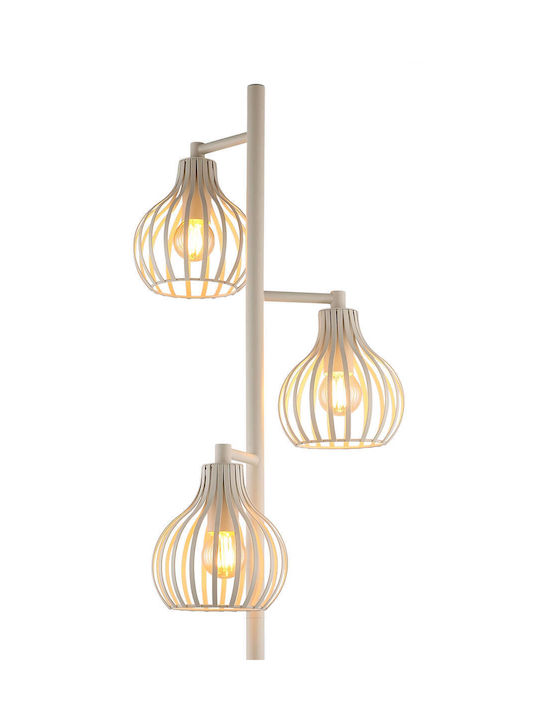 Globo Lighting Floor Lamp Height 161cm Beige Globo Lighting Floor Lamp Height 161cm Beige