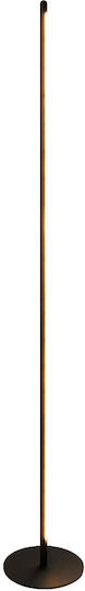 Viokef LED Floor Lamp H160xW22cm. with Warm White Light 960lm Black