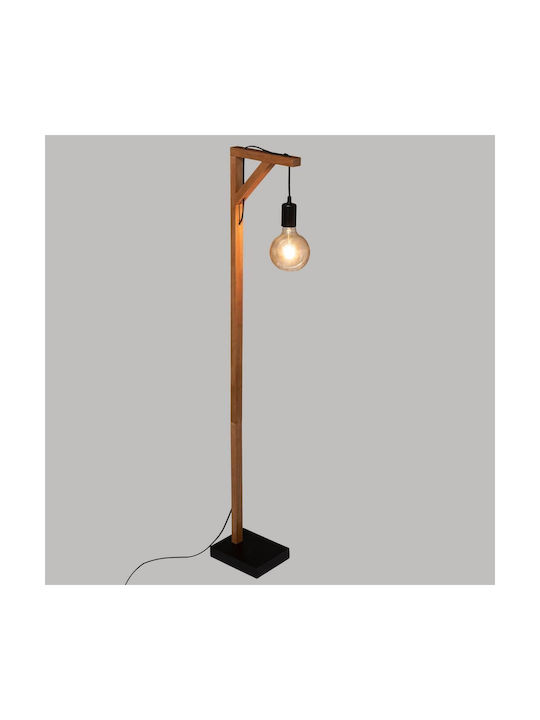 Atmosphera Wild Floor Lamp H148xL30cm with Lamp Bulb Base for E27 Beige