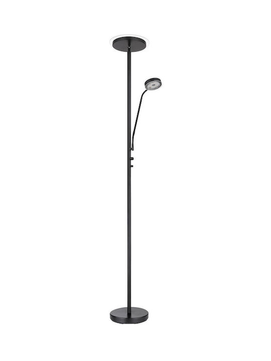 Globo Lighting LED Подова Лампа В180xД26см. 1410лм Черен
