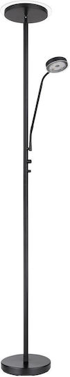 Globo Lighting LED Φωτιστικό Δαπέδου Υ180xΜ26εκ. με Θερμό Λευκό Φως 1410lm Μαύρο