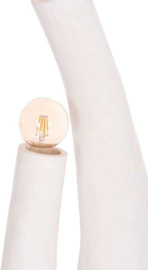Freebox Floor Lamp with Socket for Bulb E27 White