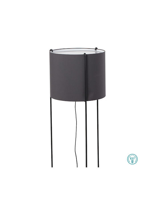 Faro Barcelona Drum Floor Lamp H120xW40cm. with Socket for Bulb E27 Gray