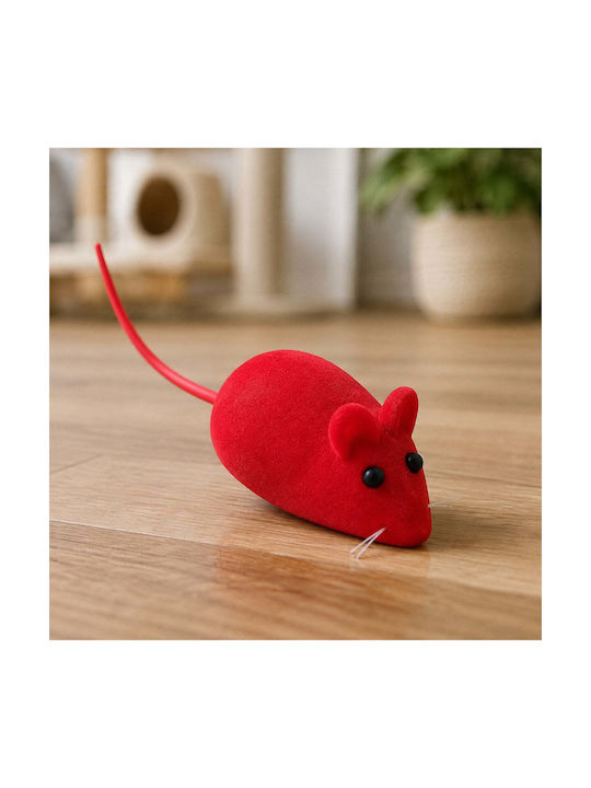 Mouse Toy Sound Cats Red