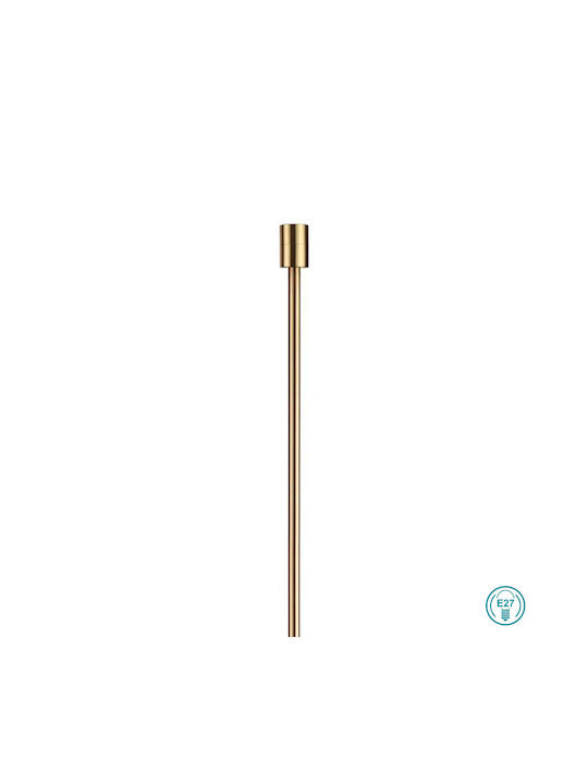 Ideal Lux Set Up MPT Φωτιστικό Δαπέδου Υ145xΜ28εκ. με Ντουί για Λαμπτήρα E27 Χρυσό