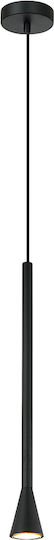 Viokef Melody Floor Lamp H150xW20cm. with Socket for Bulb GU10 Black