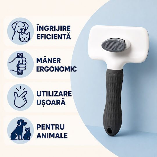 Dog Brush for Fur Cleaning Black