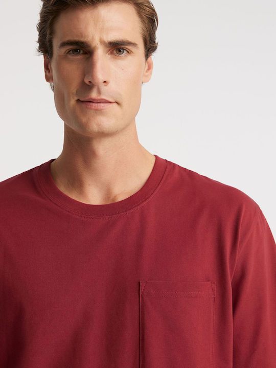 Tricou PIQ POCK Burgundy