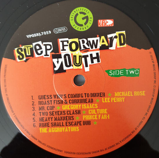 Various Step Forward Youth Roots Masters From "punky Reggae Party" Vinyl
