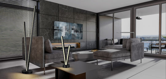 Cinque Dekorative Lampe Silber