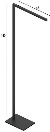 Luma LED Floor Lamp H140cm Black Luma LED Floor Lamp H140cm Black