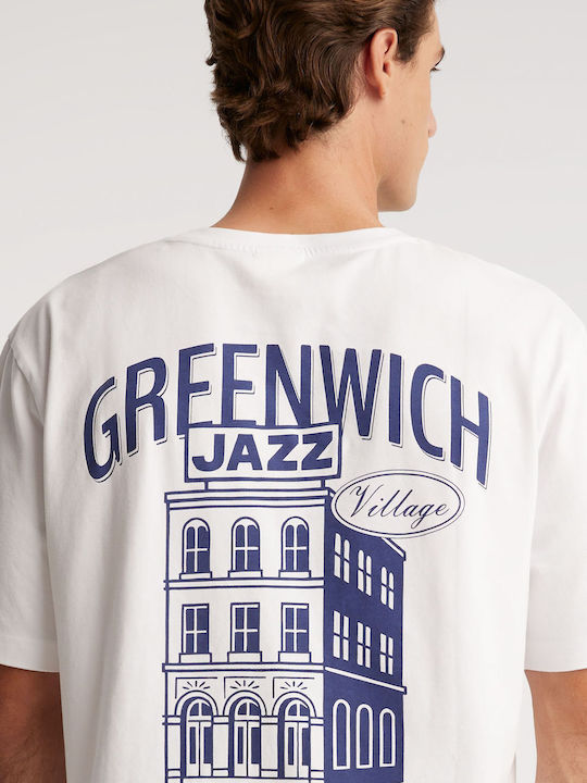 HER JAZZ Тениска Бяла