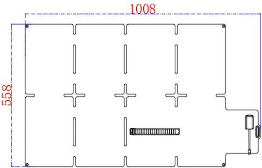Helios Αναδιπλούμενο Ηλιακό Panel Φορτιστής 80W Φορητών Συσκευών ETFE-80W