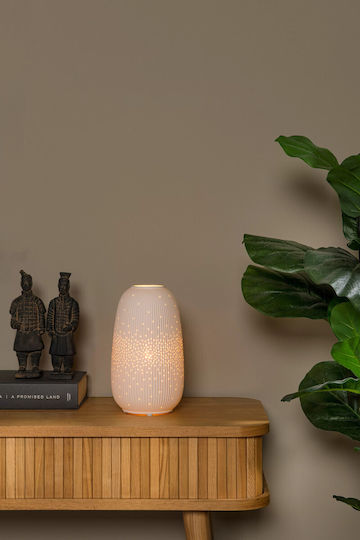 Lucide Lightning Dekorative Lampe mit Fassung für E14 Lampe Weiß