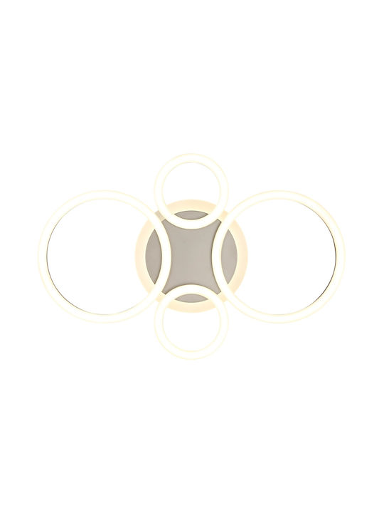 Globo Lighting Таванно Осветително Тяло Кафяво с Интегриран LED