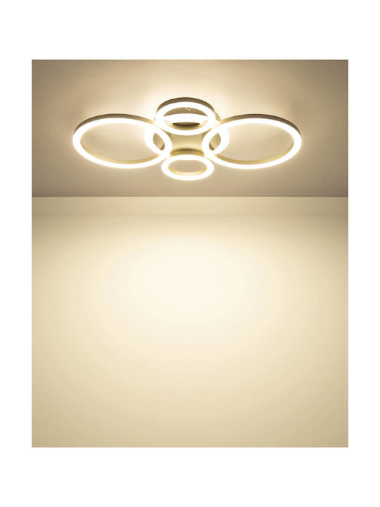 Globo Lighting Таванно Осветително Тяло Кафяво с Интегриран LED