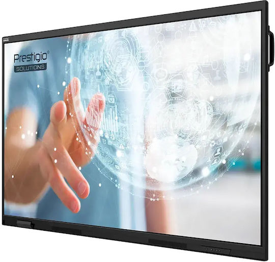 Prestigio Solutions Multiboard 65-Zoll Light Series Gen 7 Android 14 Google Edla Ai Button 8/128gb 50tp Schwarz