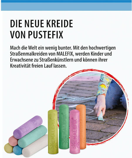 Pustefix Malefix Κιμωλίες Δρόμου 20 Τεμάχια