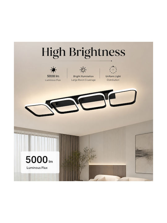 Lightplanet Deckenleuchte Beige mit Integrierter LED und Fernbedienung