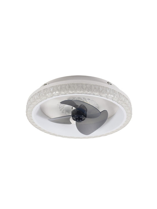 Inlight Таванно осветление 40бр Бяла с Вграден LED