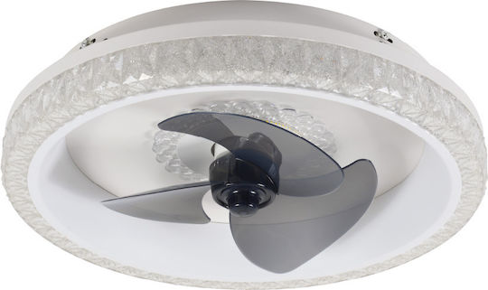 Inlight Plafonieră de Tavan 40buc Albă cu LED Integrat