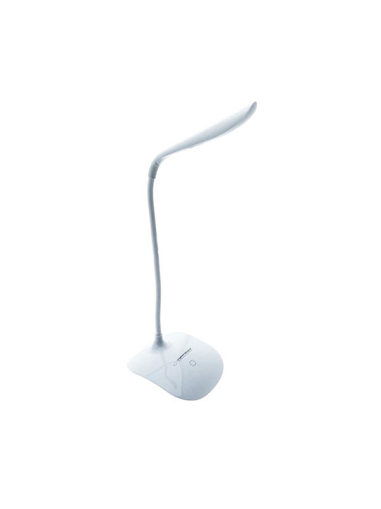 Esperanza Acrux LED Office Lamp with Flexible Arm in White Color