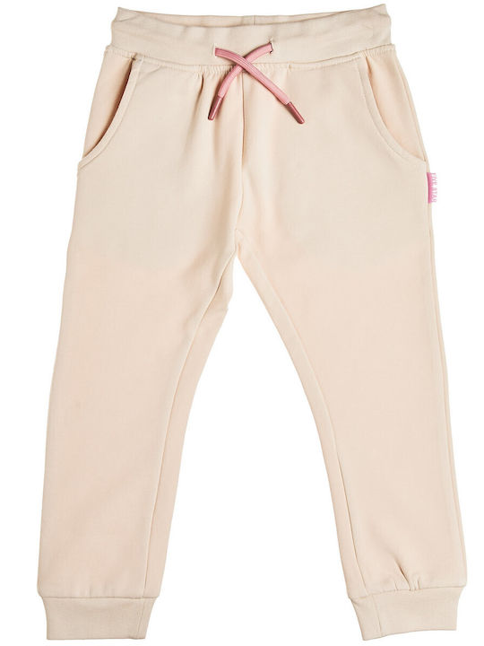 Kids Sweatpants Set With Top Pink