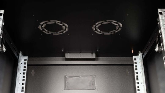 Equip Wall Mounted Rack Cabinet 19U 60x60cm Black EPM-07-6060-B-CBAA