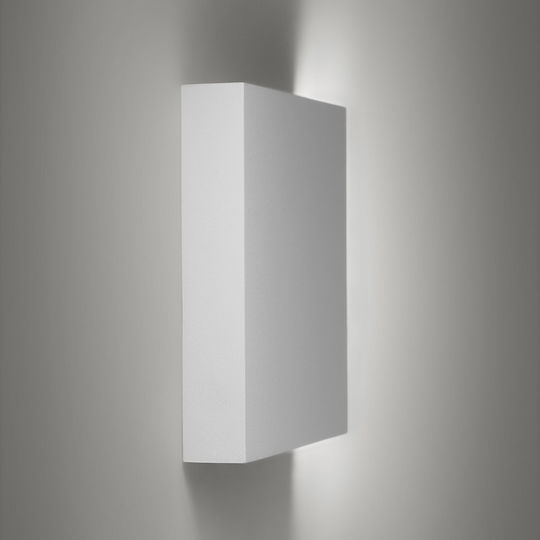 Ideal Lux Post Επιτοίχιο Εξωτερικό Φωτιστικό LED IP65 με Θερμό Λευκό Φως 8x8εκ.